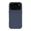 Capa de Silicone Soft Touch Premium MagSafe Evelatus para Apple iPhone 18 Pro Azul-escuro