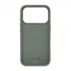 Capa de Silicone Soft Touch Premium MagSafe Evelatus para Apple iPhone 18 Pro Verde-azeitona-escuro