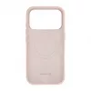 Capa de silicone MagSafe Soft Touch Evelatus Apple iPhone 18 Pro Premium Pink Sand