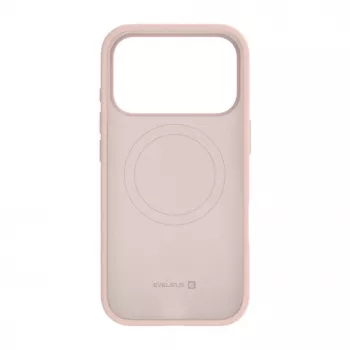 Capa de silicone MagSafe Soft Touch Evelatus Apple iPhone 18 Pro Premium Pink Sand