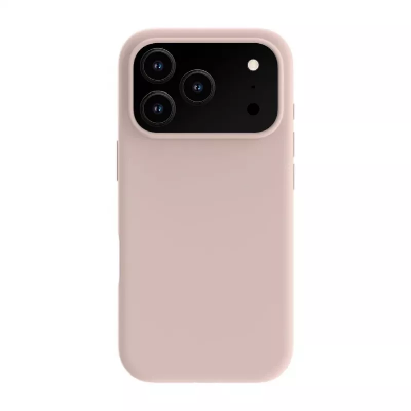 Capa de silicone MagSafe Soft Touch Evelatus Apple iPhone 18 Pro Premium Pink Sand
