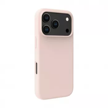 Capa de silicone MagSafe Soft Touch Evelatus Apple iPhone 18 Pro Premium Pink Sand