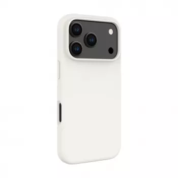 Capa de Silicone Soft Touch Premium MagSafe Evelatus para Apple iPhone 18 Pro Prateado
