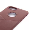 Evelatus Capa traseira de silicone para Apple iPhone 7/8/SE 2020/SE 2022 castanho Phantom