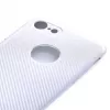 Evelatus Capa protetora Carbon prateada para Apple iPhone 7/8/SE2020/SE2022