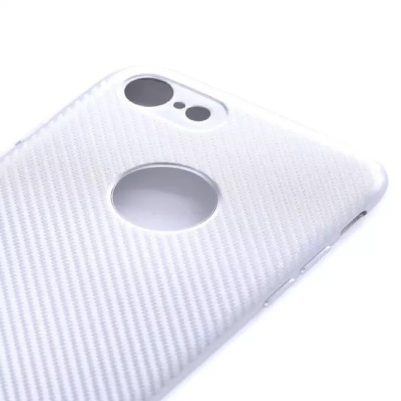 Evelatus Capa protetora Carbon prateada para Apple iPhone 7/8/SE2020/SE2022