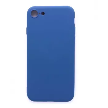 Capa de silicone nano Evelatus para Apple iPhone 7/8/SE2020/SE2022 Soft Touch TPU azul