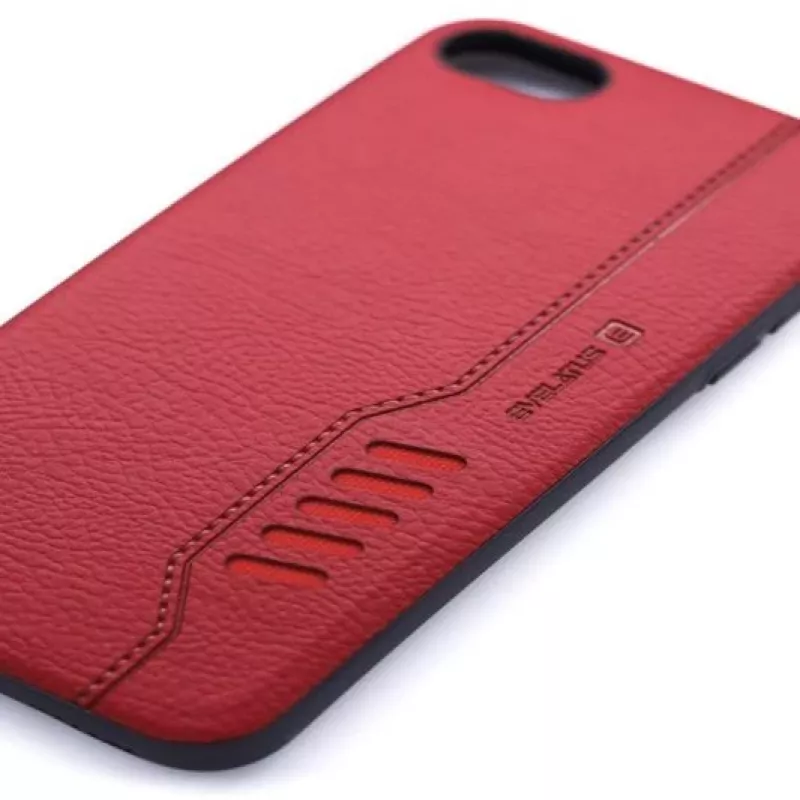 Capa traseira de silicone Evelatus para Apple iPhone 7/8 Shooter vermelha