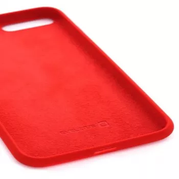 Evelatus Capa de silicone Premium Soft Touch vermelha para Apple iPhone 7 Plus/8 Plus