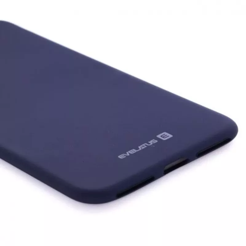 Evelatus Capa de silicone azul meia-noite para Apple iPhone 7 Plus/8 Plus