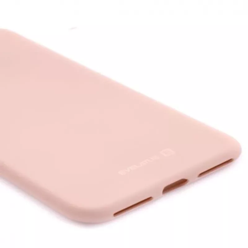 Evelatus capa de silicone nano com toque suave TPU para Apple iPhone 8 Plus/7 Plus, rosa areia
