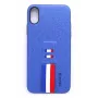 Capa em silicone líquido Evelatus Free Blue para Apple iPhone X