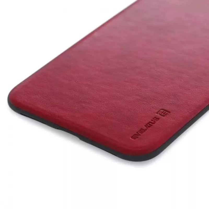 Evelatus Apple iPhone X Capa traseira de silicone Kuton Vermelho