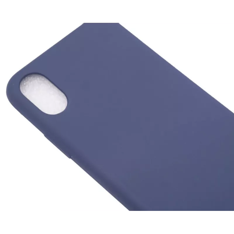 Evelatus Capa de silicone nano Soft Touch TPU para Apple iPhone X azul