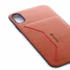Capa de carteira folio Evelatus para Apple iPhone X Castanho Nobel