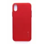 Capa traseira Evelatus Emboss para Apple iPhone X/XS, vermelha