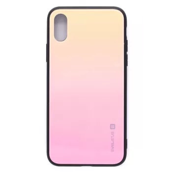 Capa de vidro gradiente Evelatus para Apple iPhone X/Xs 1 Mild Melon