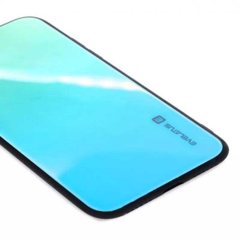 Evelatus Capa de vidro gradiente para Apple iPhone X/Xs 6 Lagoon