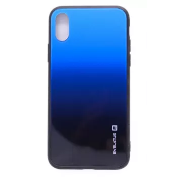 Evelatus Capa de vidro gradiente para Apple iPhone X/Xs 7 Sea Depth