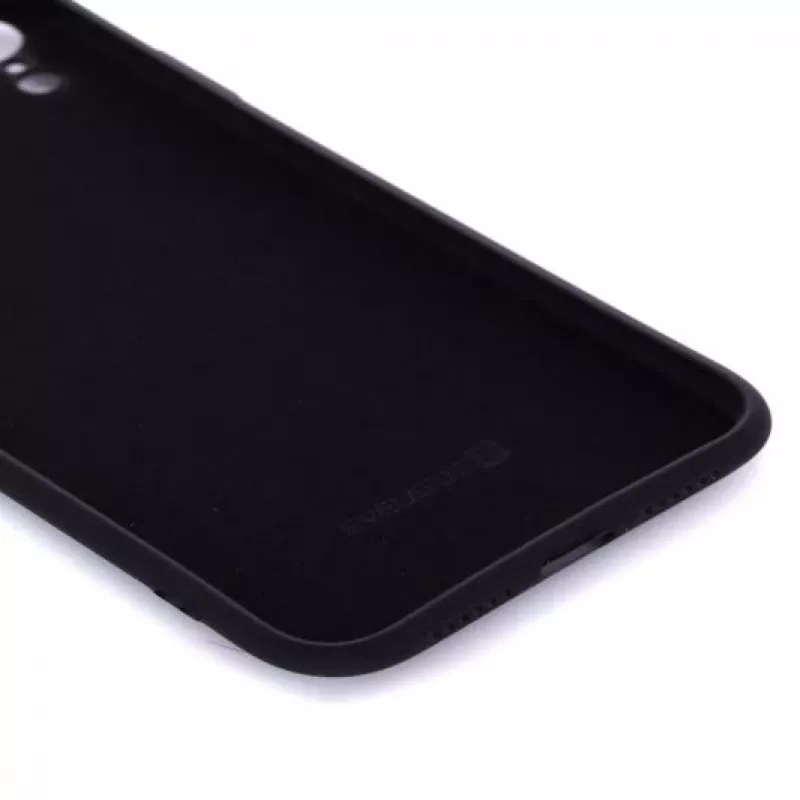 Evelatus Apple iPhone XR Capa de silicone Nano Soft Touch TPU preta