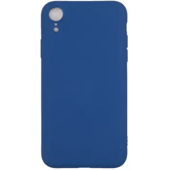 Capa de Silicone Nano Evelatus para Apple iPhone XR Soft Touch TPU Azul