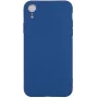 Capa de Silicone Nano Evelatus para Apple iPhone XR Soft Touch TPU Azul