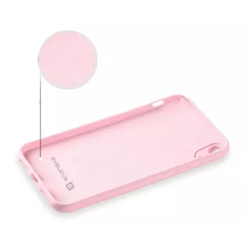 Evelatus Capa de silicone nano Soft Touch TPU para Apple iPhone XR rosa-claro