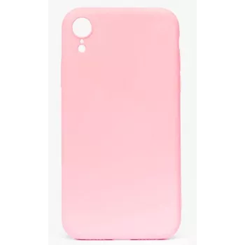Evelatus Capa de silicone nano Soft Touch TPU para Apple iPhone XR rosa-claro