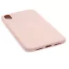 Evelatus Capa de silicone nano Soft Touch TPU para Apple iPhone XR rosa-areia