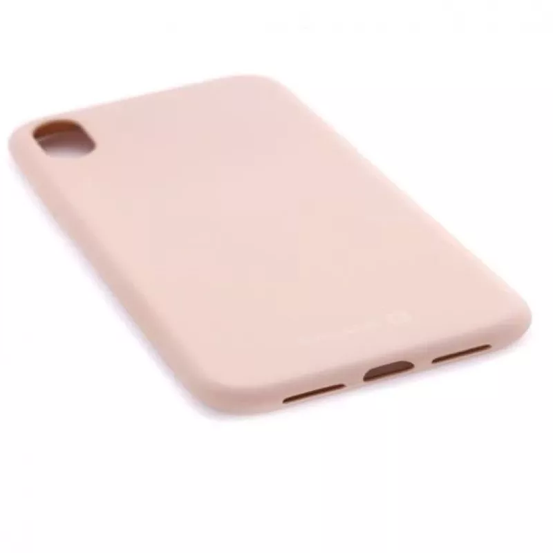 Evelatus Capa de silicone nano Soft Touch TPU para Apple iPhone XR rosa-areia
