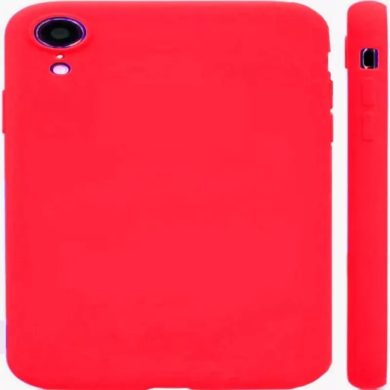 Evelatus Capa de silicone Nano Soft Touch TPU para Apple iPhone XR vermelha