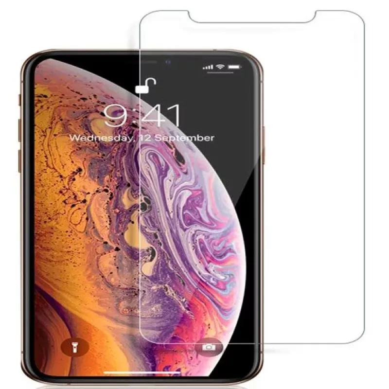 Evelatus Protetor de ecrã de vidro temperado plano transparente 0,33 mm com cola japonesa e antiestático para Apple iPhone XS Max / 11 Pro Max