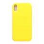 Evelatus Apple iPhone Xs capa de silicone Premium Soft Touch Amarelo-claro