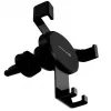 Evelatus Suporte para automóvel ECH03 preto - suporte universal para painel e para-brisas com braço telescópico e rotação 360°
