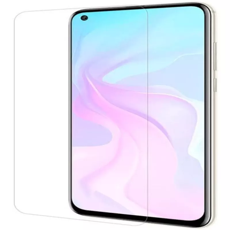 Película de vidro temperado plana 0,33mm EVELATUS Huawei Honor View 20 Transparente com cola japonesa, antiestática