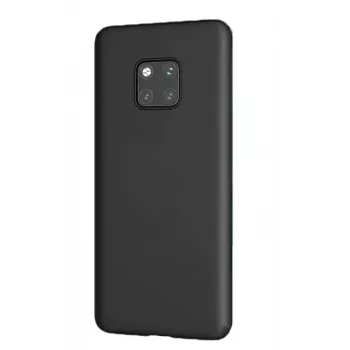 Capa de silicone Evelatus Huawei Mate 20 Pro Premium Soft Touch preta