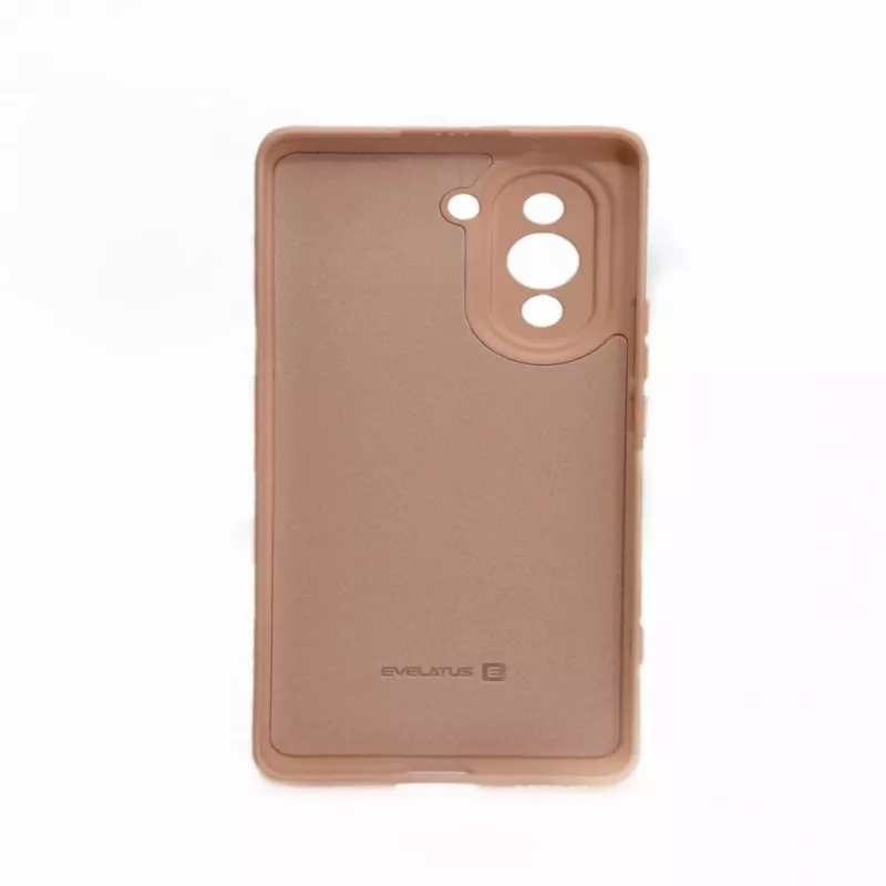 Capa de Silicone Nano TPU Evelatus para Huawei Nova 10 Pro Soft Touch Bege