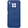 Capa de Silicone Nano Evelatus para Huawei Nova 8i Soft Touch TPU Azul-marinho