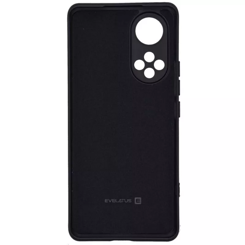 Evelatus Huawei Nova 9 Capa de silicone Nano Soft Touch TPU Preto