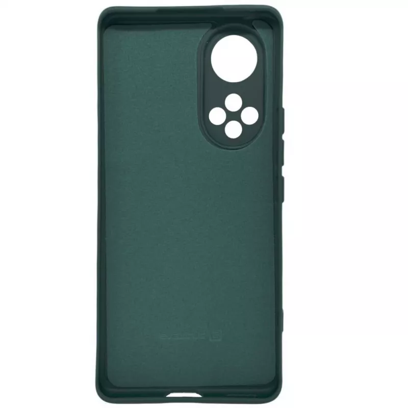Evelatus Huawei Nova 9 Capa de silicone nano Soft Touch TPU verde-escura