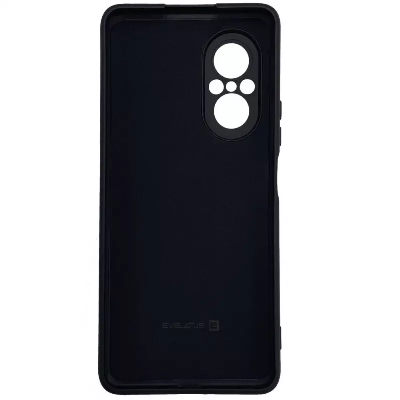 Evelatus Huawei Nova 9 SE Capa de silicone nano Soft Touch TPU preta