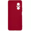 Capa de Silicone Nano Evelatus para Huawei Nova 9 SE Soft Touch TPU Vermelha