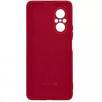 Capa de Silicone Nano Evelatus para Huawei Nova 9 SE Soft Touch TPU Vermelha