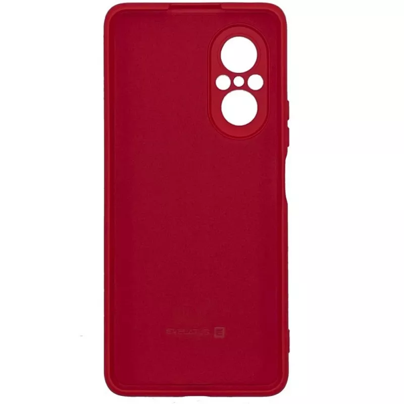 Capa de Silicone Nano Evelatus para Huawei Nova 9 SE Soft Touch TPU Vermelha