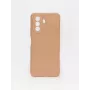 Capa de silicone nano Evelatus para Huawei Nova Y70 Soft Touch TPU bege