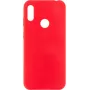 Capa em silicone Soft Touch Evelatus para Huawei P Smart 2019 vermelha