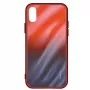 Capa de vidro temperado Evelatus Huawei P Smart 2019 Water Ripple Full Color Electroplating gradiente vermelho-preto