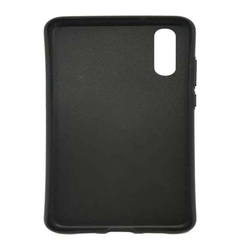 Capa TPU Evelatus para Huawei P20 Lite com placa metálica para suporte magnético de telemóvel, preta