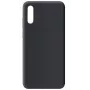Evelatus Capa de silicone Premium Soft Touch preta para Huawei P20