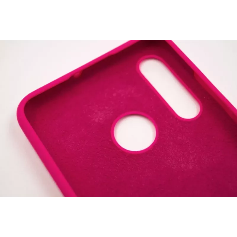 Evelatus Capa de silicone Premium Soft Touch - Candy Pink para Huawei P30 Lite